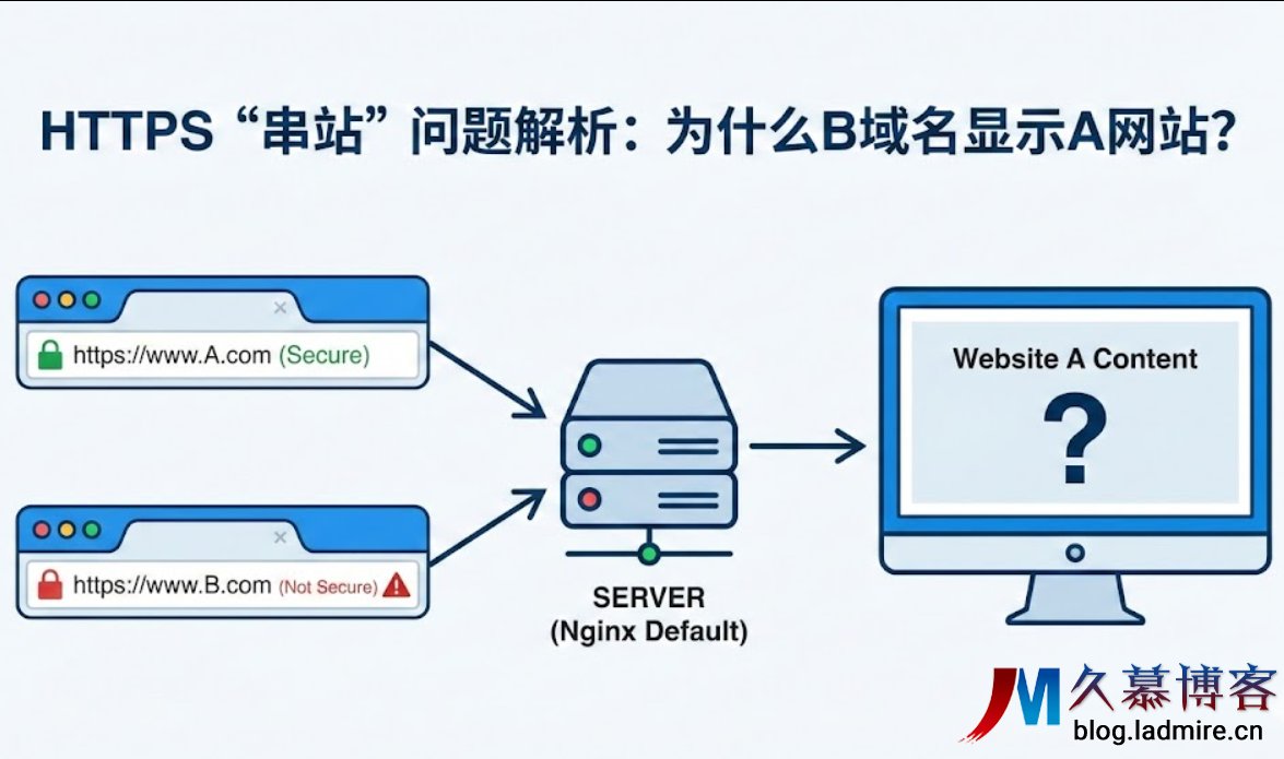 为啥宝塔多个域名指向同一个网站？聊聊HTTPS证书配置不全导致的串站问题